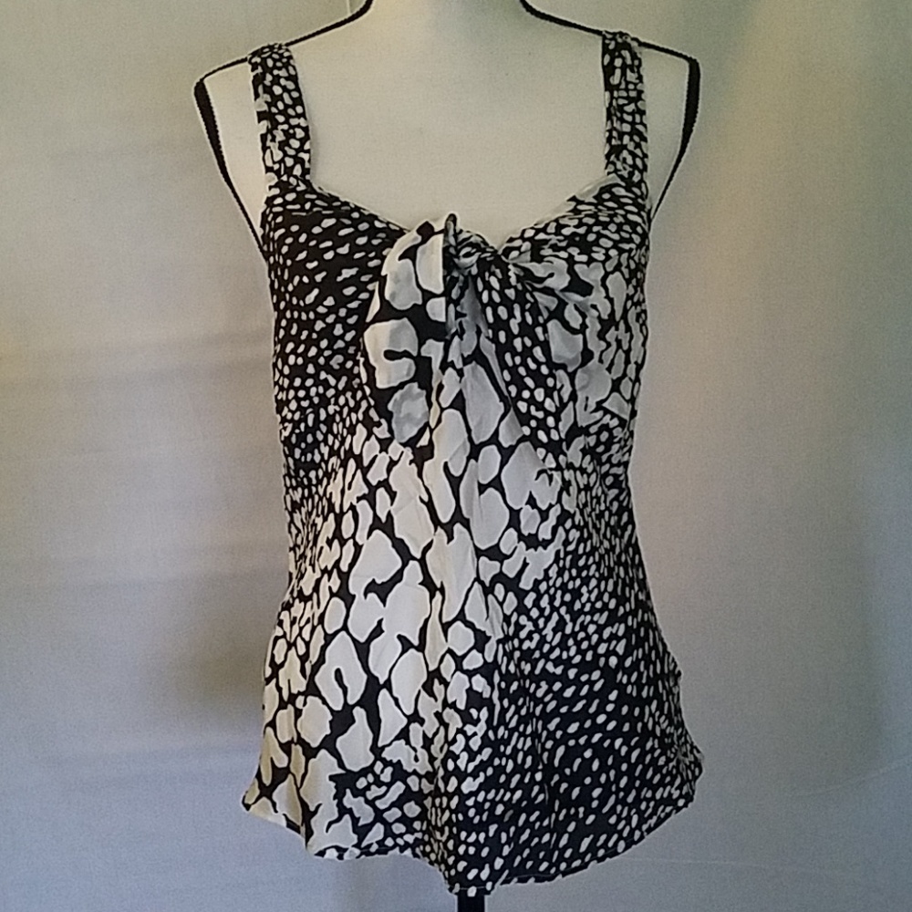 J. Crew Python Print Silk Tank Top - image 1